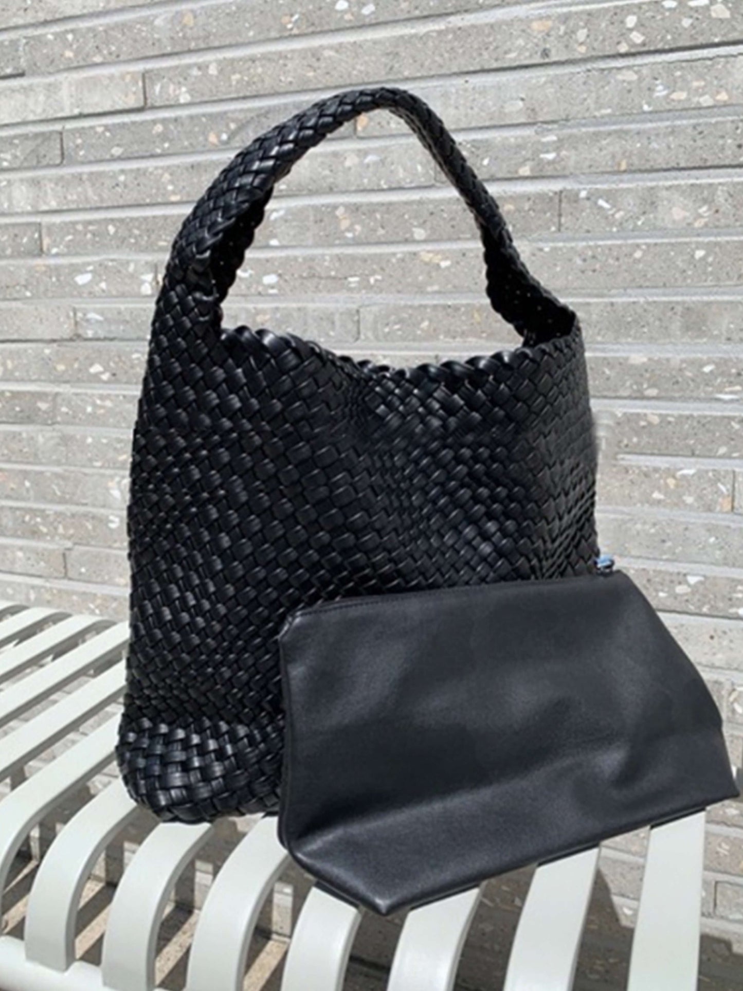 Cara Vævet Shopper Taske XL