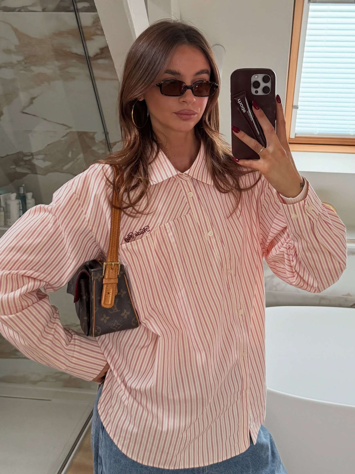 Seame - Amelia Sunglasses Light Brown Regular