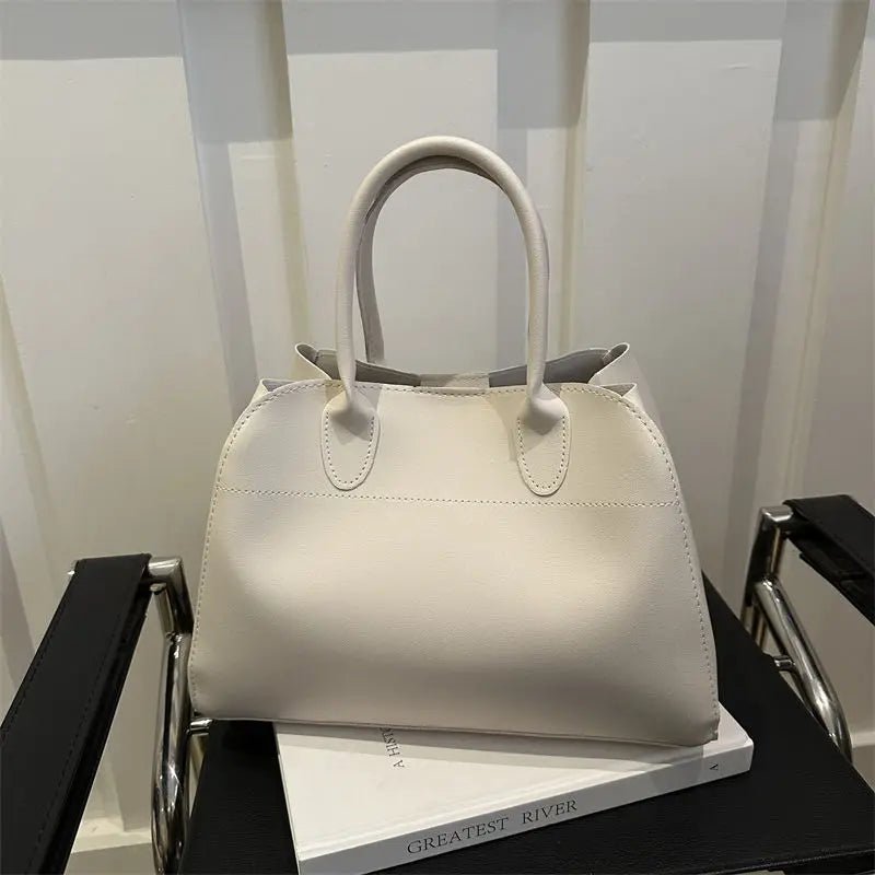 SEAME - Ariah Large - Capacity Retro Tote Bag - Stylish, Durable & Versatile Design Black Regular