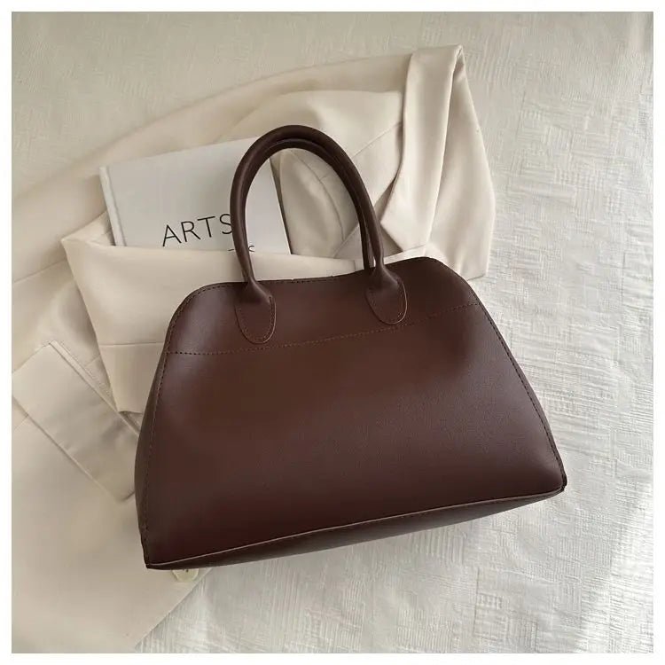 SEAME - Ariah Large - Capacity Retro Tote Bag - Stylish, Durable & Versatile Design Brown Regular