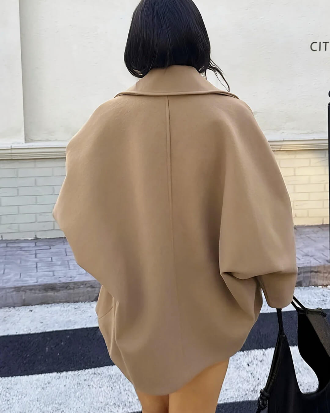 Cece trenchcoat med krave