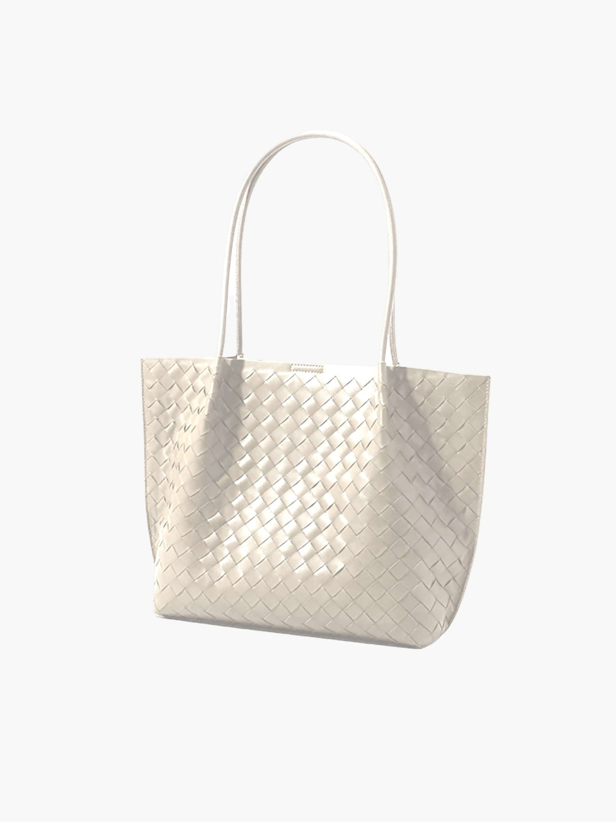 Seame - Diana Woven Tote Bag White Regular