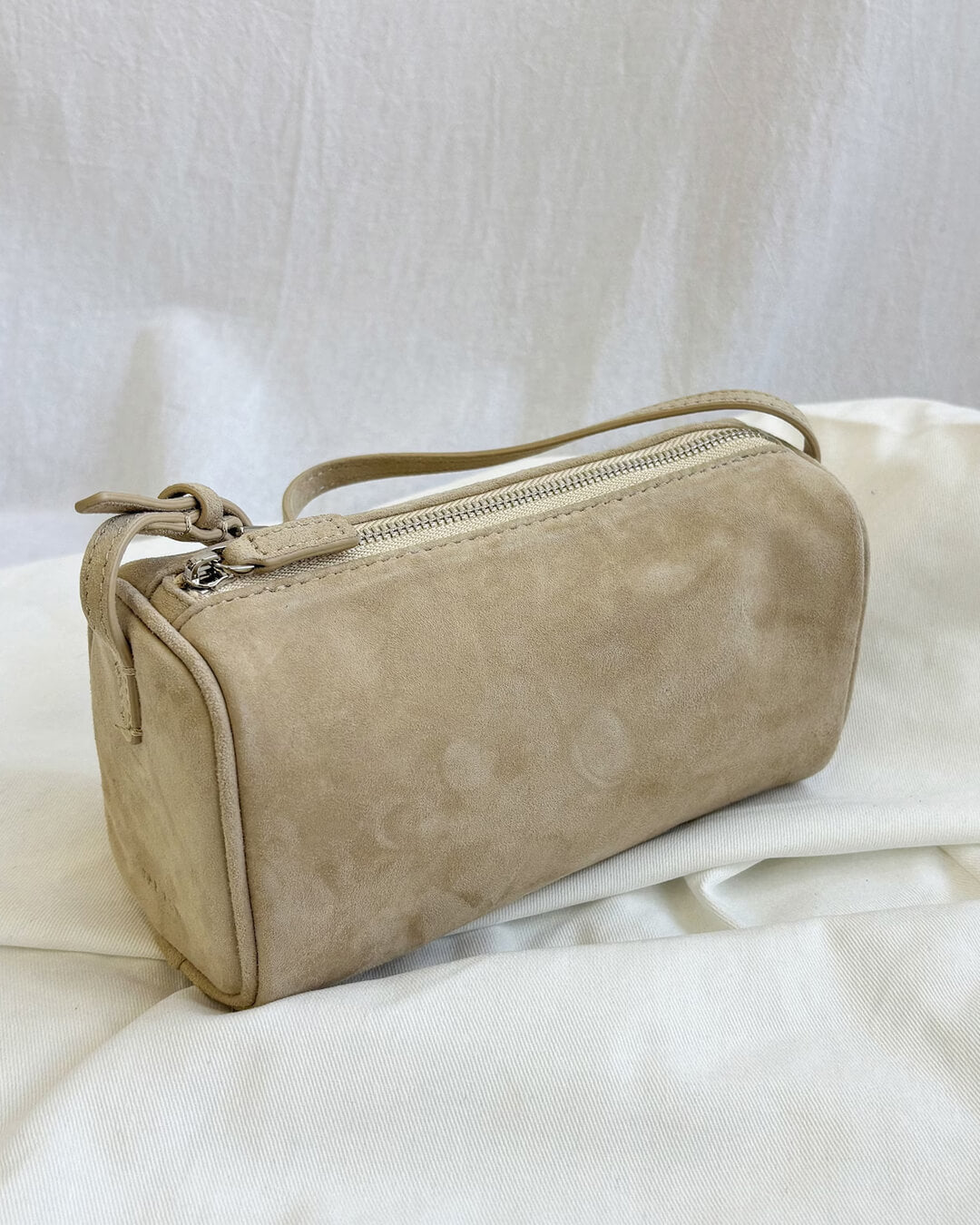 SEAME - Ellaine Suede Mini Shoulder Bag Beige Regular