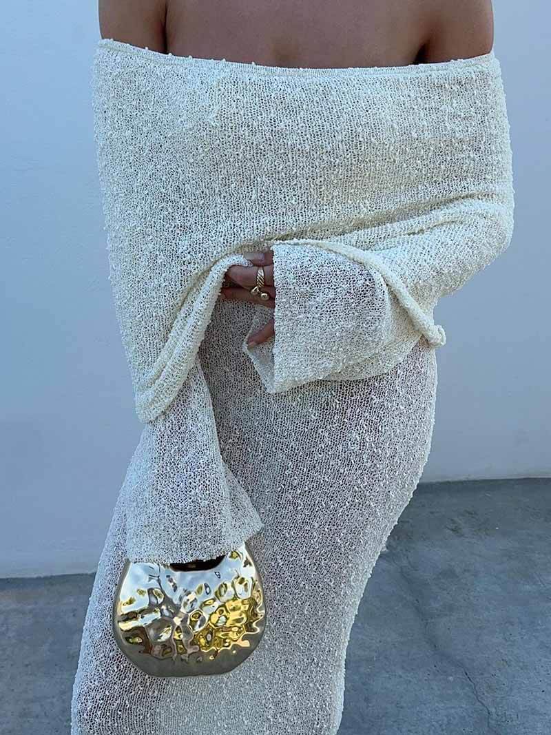 Seame - Marissa Maxi dress creme S