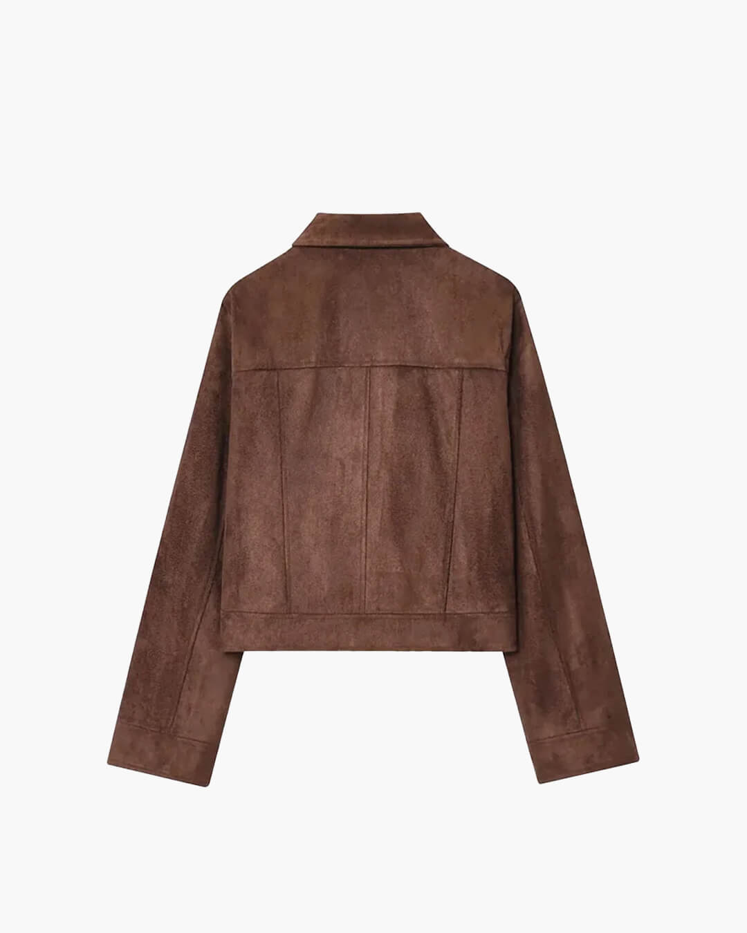 SEAME - Zoey Vegan Suede Jacket Brown XS