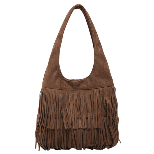 Amanda Velvet Kvast Skuldertaske