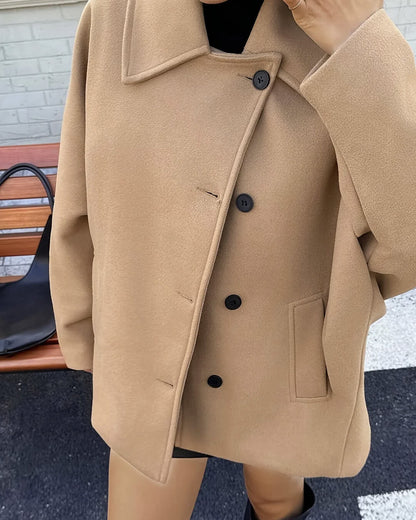 Cece trenchcoat med krave